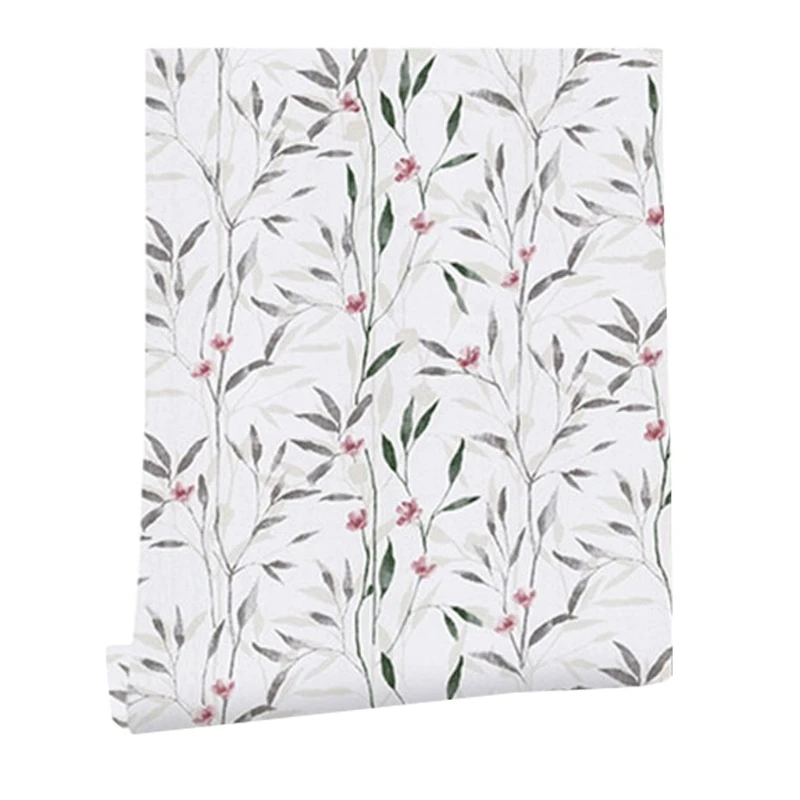 

PVC Waterproof And Moisture-Proof Warm Bedroom Garden Floral Wallpaper