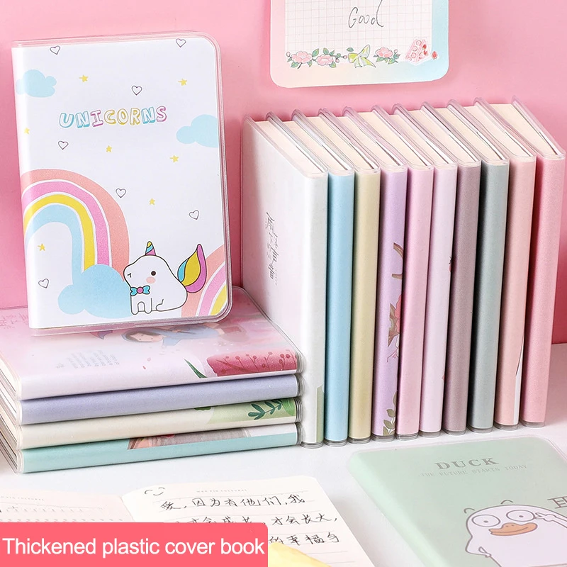 

Cute Small Notebook Color Laser Planner Notepad Diary Weekly Personal Diary Traveler Notebook Stationery School Supplies