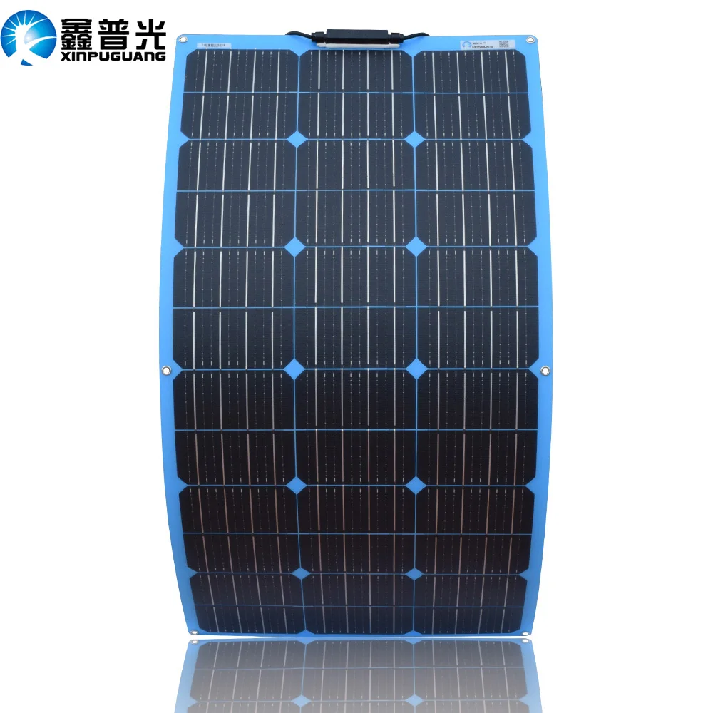 XINPUGUANG 18V 100W Панели солнечные гибкий тарелка сотовый 100 ватт 200W 300W 500W 800w 1000w 12v 24v 36v 48v
