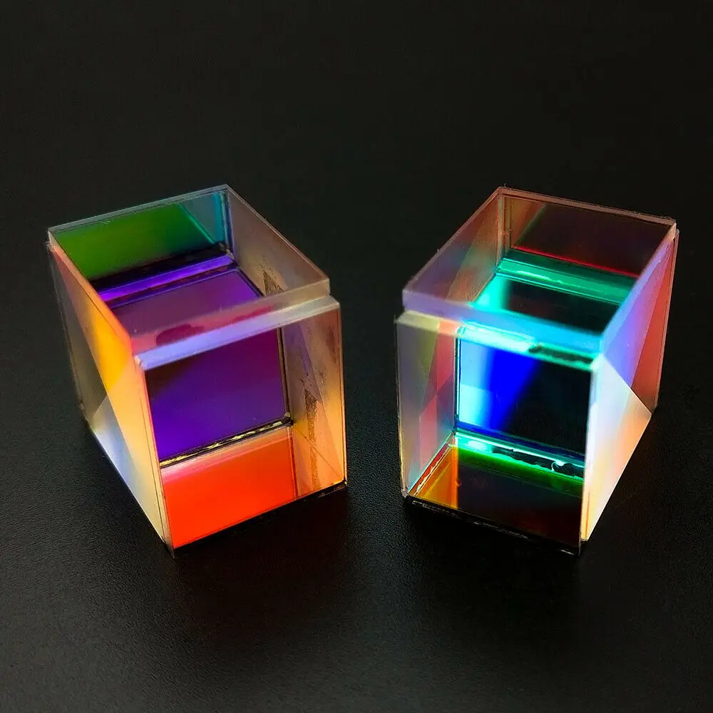

Defective X-Cube Prism Photo Ornaments Seven Color Crystal Rubik's Cube Valentine's Day Gift