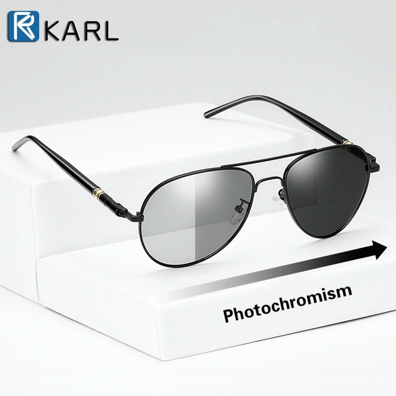 

Солнцезащитные очки-авиаторы поляризационные для мужчин и женщин, фотохромные, для дневного и ночного видения, защита от ультрафиолета, 2020