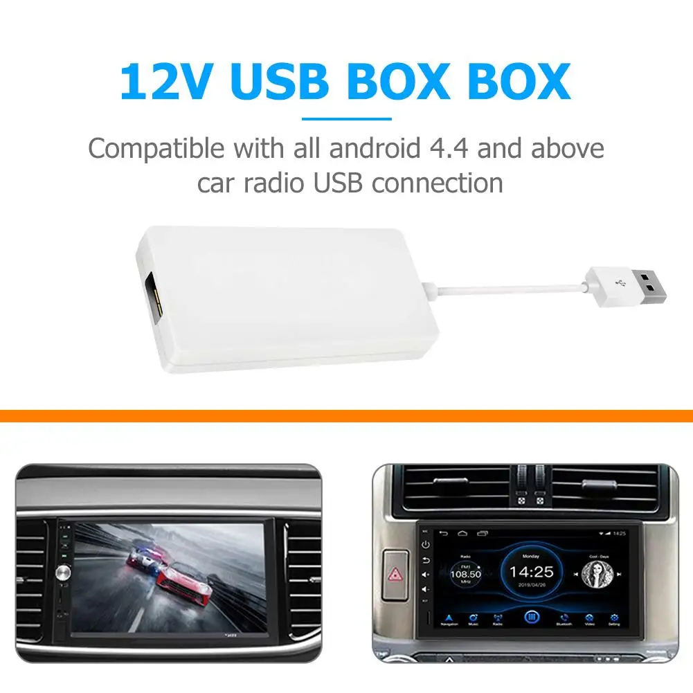 

Wireless Bluetooth-compatible USB Carplay Adapter Practical Durable Bluetooth-compatible and Wifi Connection for Car Player