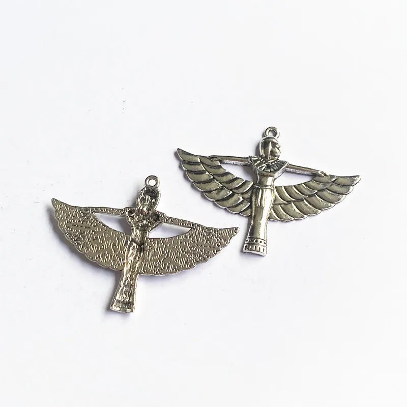 

6pcs Egyptian Goddess Necklace Pendants Charms Findings Jewelry Making Diy Women Choker Supernatural Accessories Minimalist