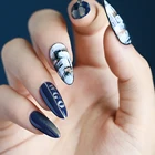 3d наклейки для ногтей, новые буквы серии a-z, с английскими буквами, красочные дизайны, аксессуары для ногтей, декоративный маникюр