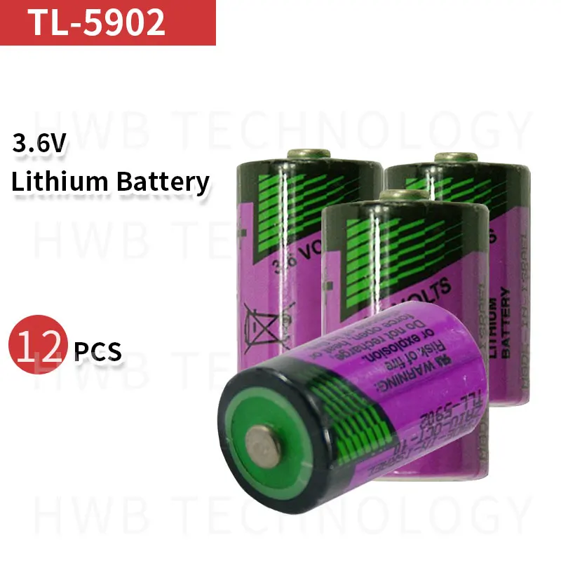 12 шт. Оригинальный Новый TADIRAN TL 5902 1/2AA ER14250 SL350 3 6 V 1/2 AA литиевая батарея plc