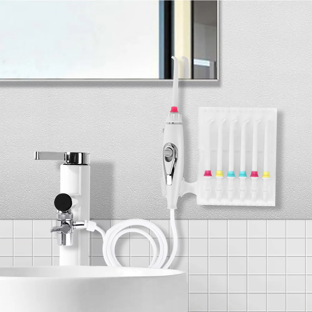 

Switch Faucet Oral Irrigator Water Dental Flosser Tooth Jet Flossing Irrigation Teeth Cleaning Oral Teeth Whiten