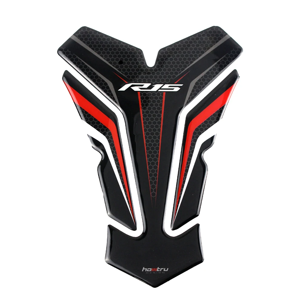 

Sticker shell FOR YAMAHA YZF R15 Motorcycle 3D Carbon Fiber Appearance Fuel Tank Pad Protection Decal