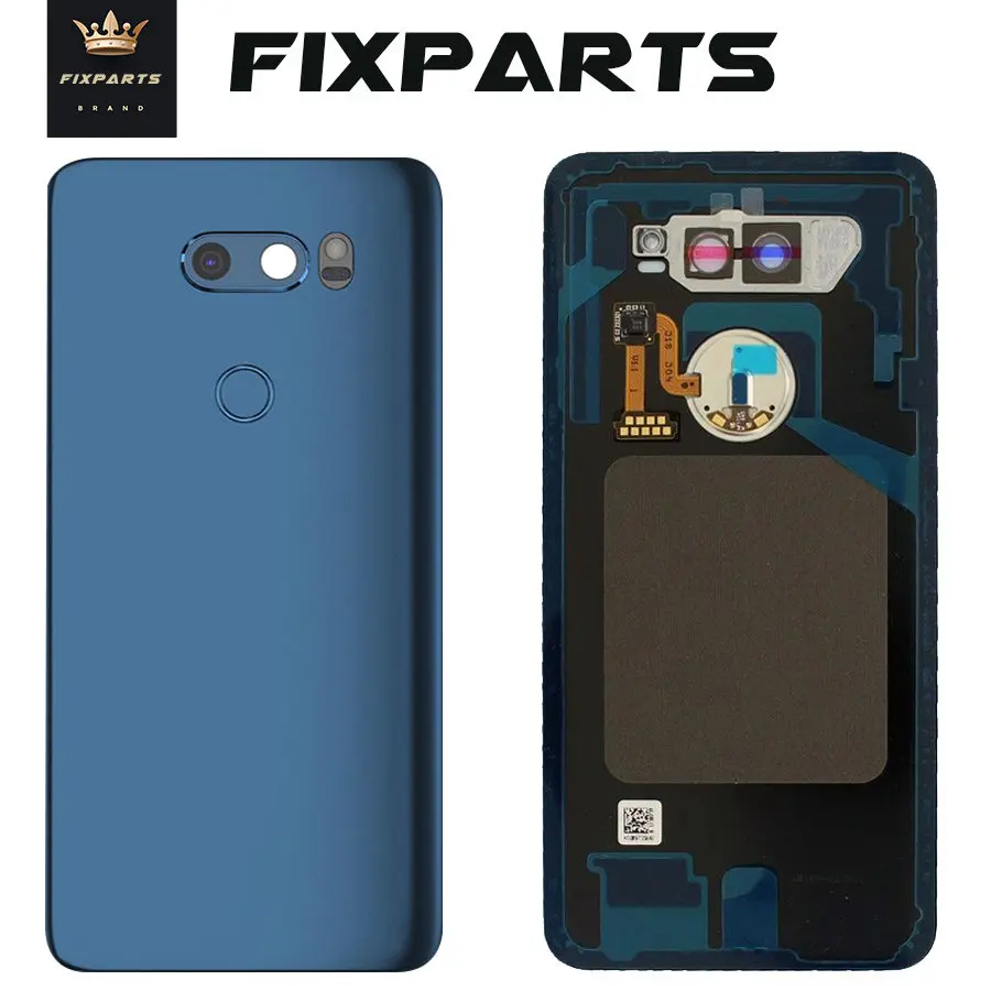 Стеклянная крышка батареи для LG v30 VS996 LS998U H933 H930 задний корпус Чехол + сенсорный ID