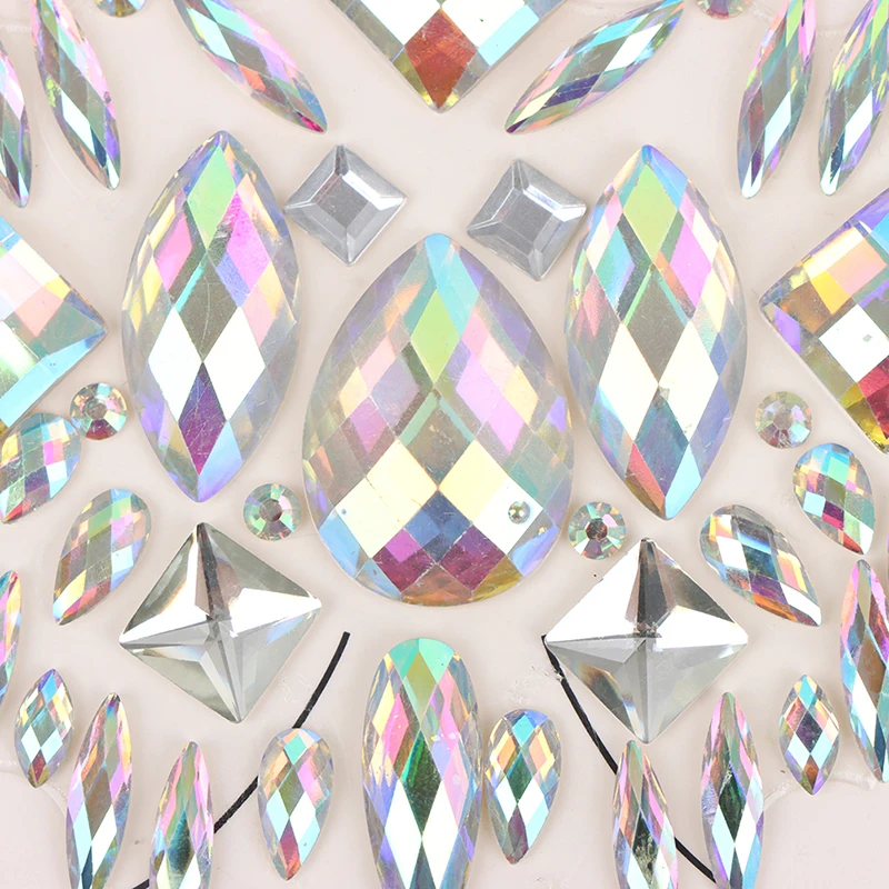 

Nipple Cover Crystal Bra Stickers Adhesive Diamond Beads Breast Pasties Shiny Tattoo Sticker Bra Accessories Bra Pad Sticker 1pc