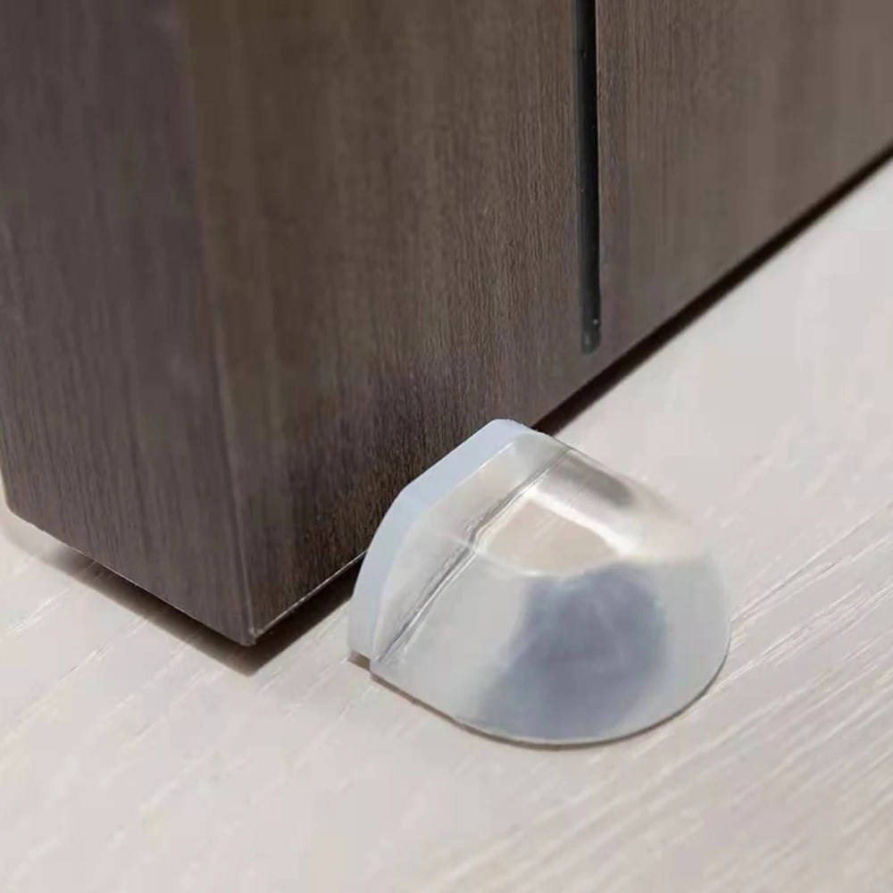 

Door Stopper No Need Punch Self Adhesive Door Holder Door Stop Acrylic Door Stopper For Home Office Protect Walls And Furniture