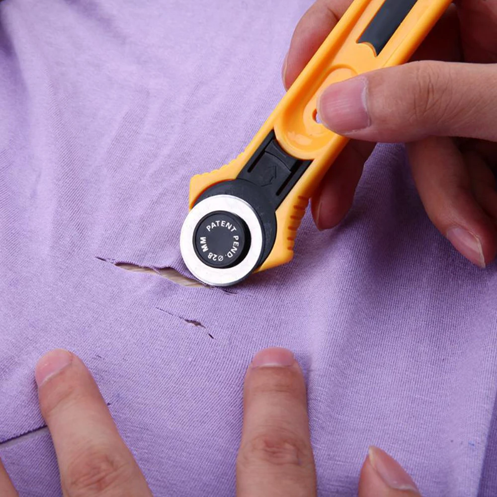 28 мм лоскутное роликовые колеса круглые Ножи нож для резки ткани Кожа ремесло