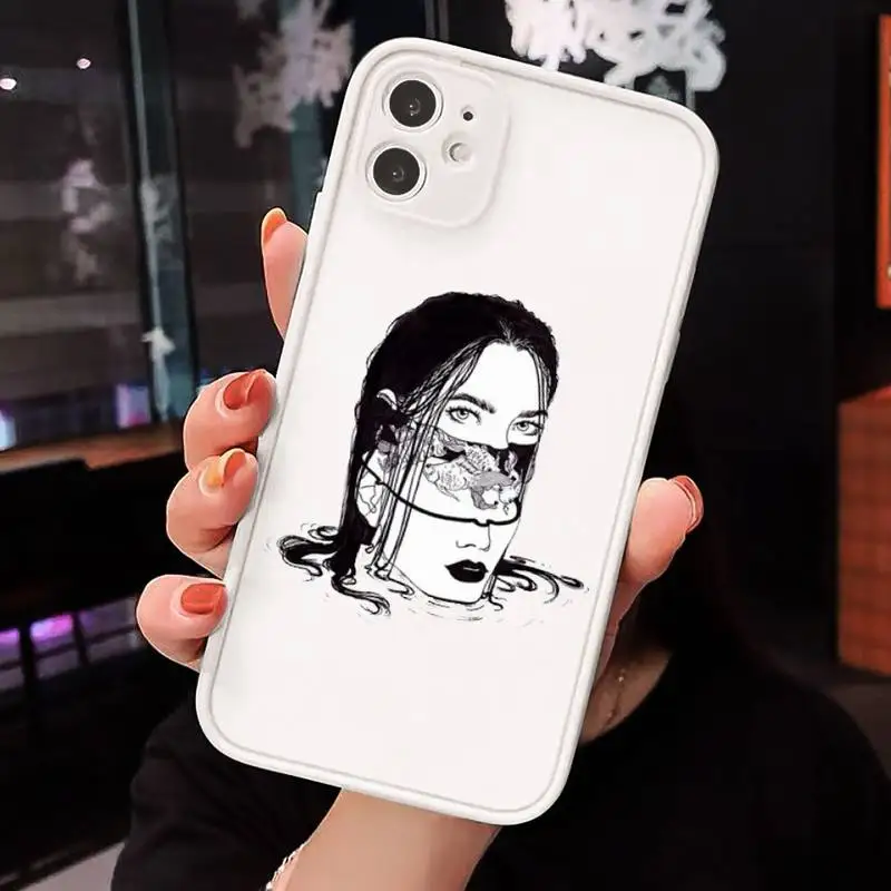 

Junji Ito Collection Tees Horror Phone Cases matte transparent For iphone 7 8 11 12 plus mini x xs xr pro max cover