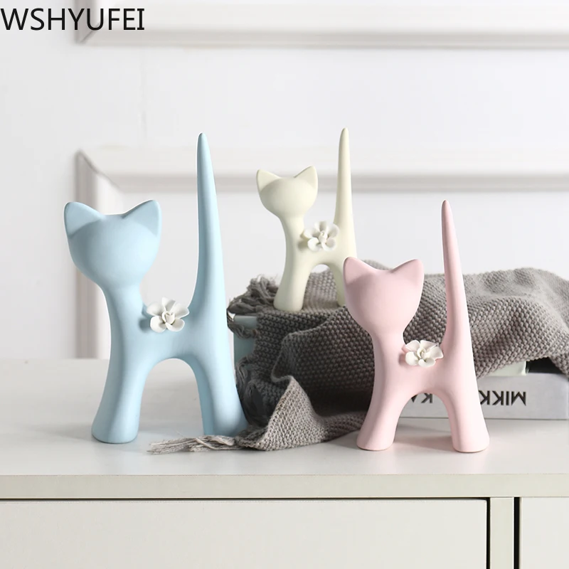 1 шт. 3 фарфоровая статуя слона домашний декор украшения для комнаты Современное