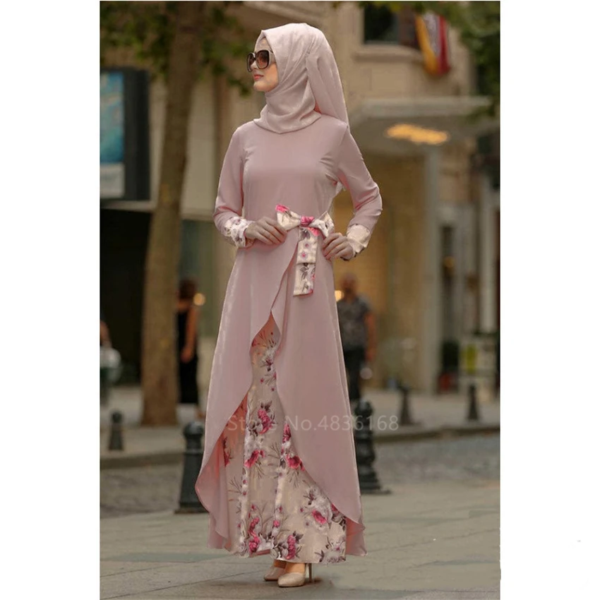 Мусульманское женское абайя мусульманское турецкое нестандартное платье с