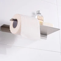 toilet paper holder shelf black aluminum bathroom toilet roll paper holder decorative tissue paper towel holders wall mounted