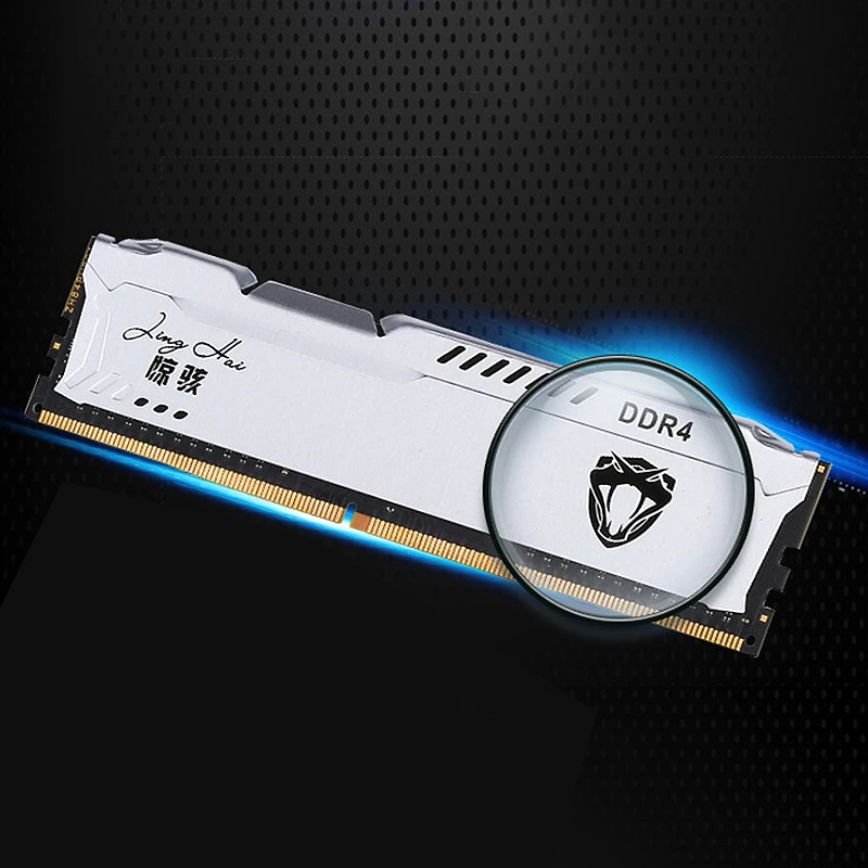 

JingHai 16G DDR4 RAM 2666MHz 1.2V 288-Pin Desktop Game Memory Module, Suitable for Desktop Computers (General Purpose)