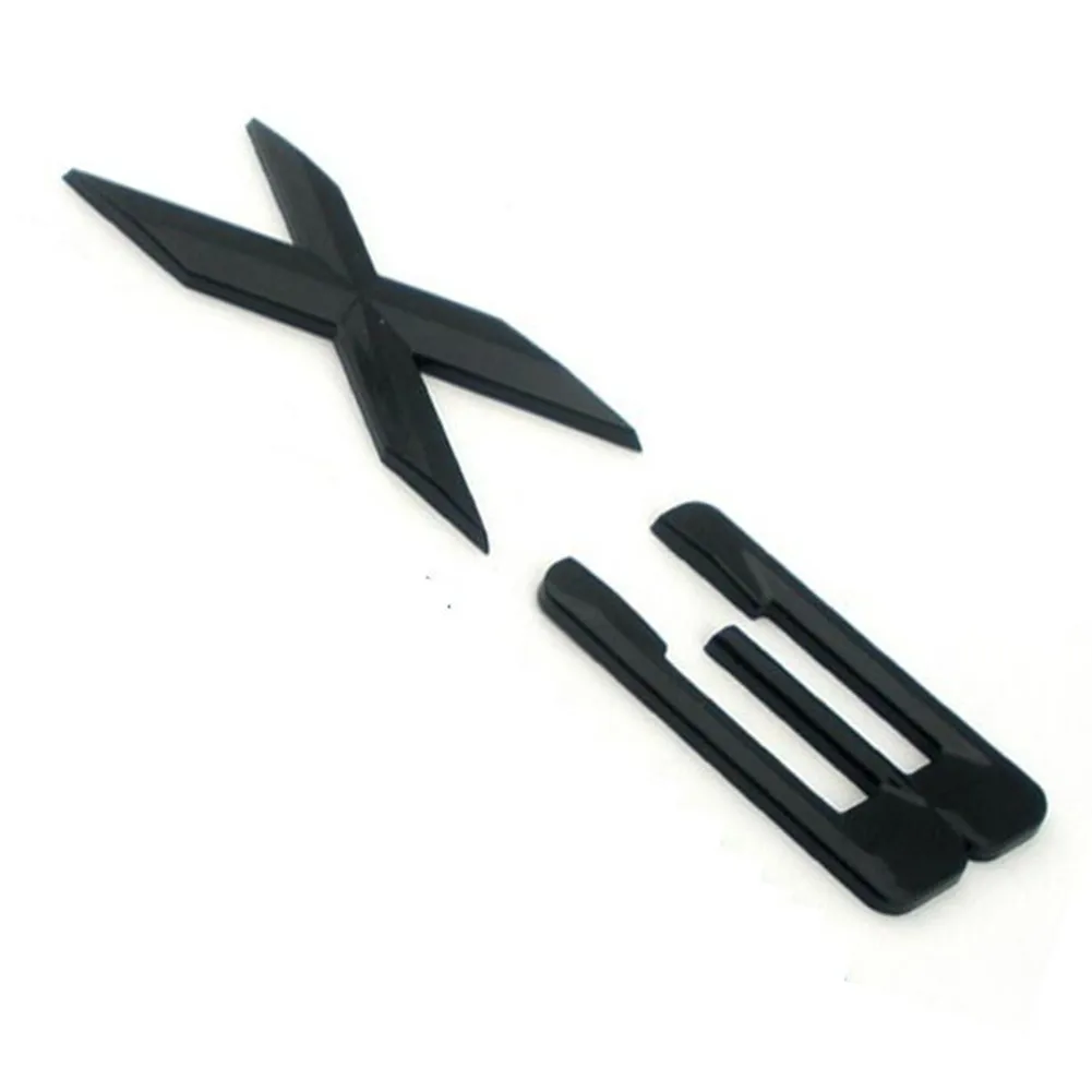 

For BMW X3 Emblem X3 Number Black For BMW Trunk X3 Letters 1* ABS Plastic Black Signal High Performance For Car Parts