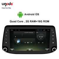 ugode car quad core multimedia player gps navigation 9 inches screen monitor bluetooth android os for hyundai new tucson 2018