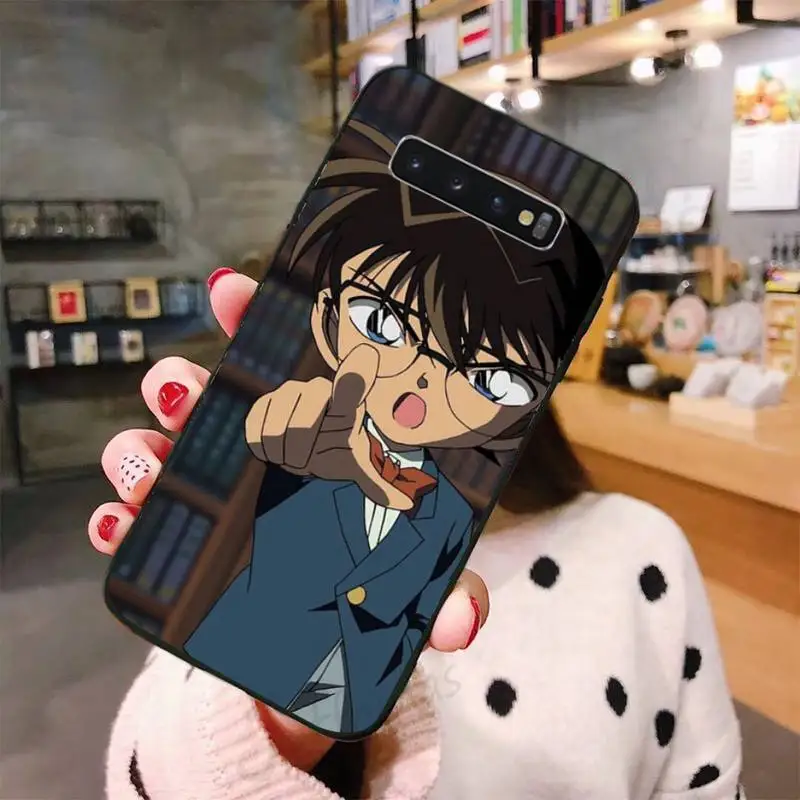 

Anime Conan Detective Case Closed Phone Case For Samsung A50 A51 A71 A20E A20S S10 S20 S21 S30 Plus ultra 5G M11 funda shell