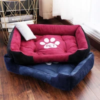 soft warm dog bed house kennel large medium small dog cat plush mat sofa cushion pet sleeping bed dog accessories