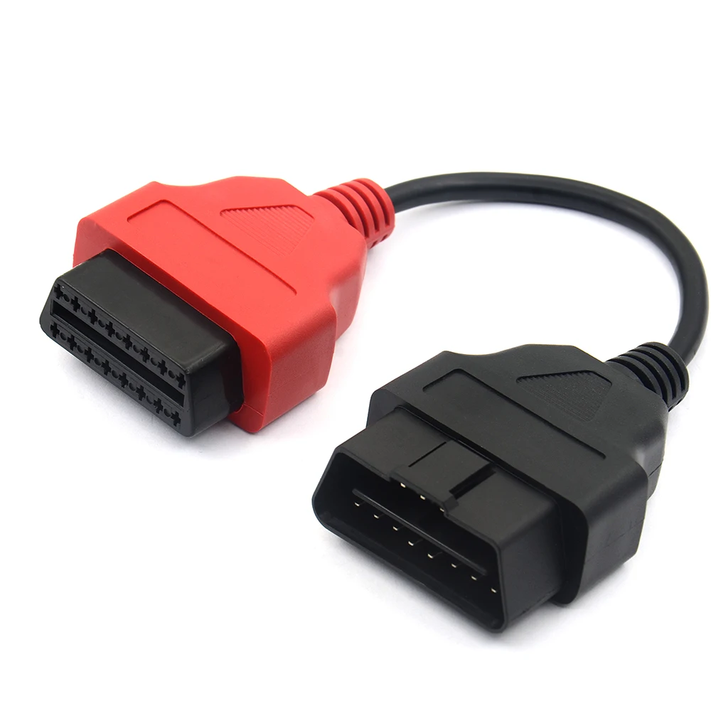 

1pcs High Quality Connect Cable For Fiat Ecu Scan Adaptor Connector 16pin OBD2 16pin Cable For Fiat Alfa Romeo SIX Color