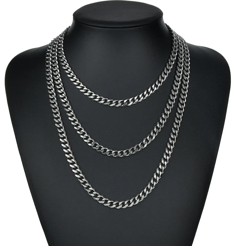 

Men'S Chain Necklace Emo Punk Stainless Steel Jewelry For Male Fashion Necklaces 2021 Harry Styles Cool Stuff Accessories