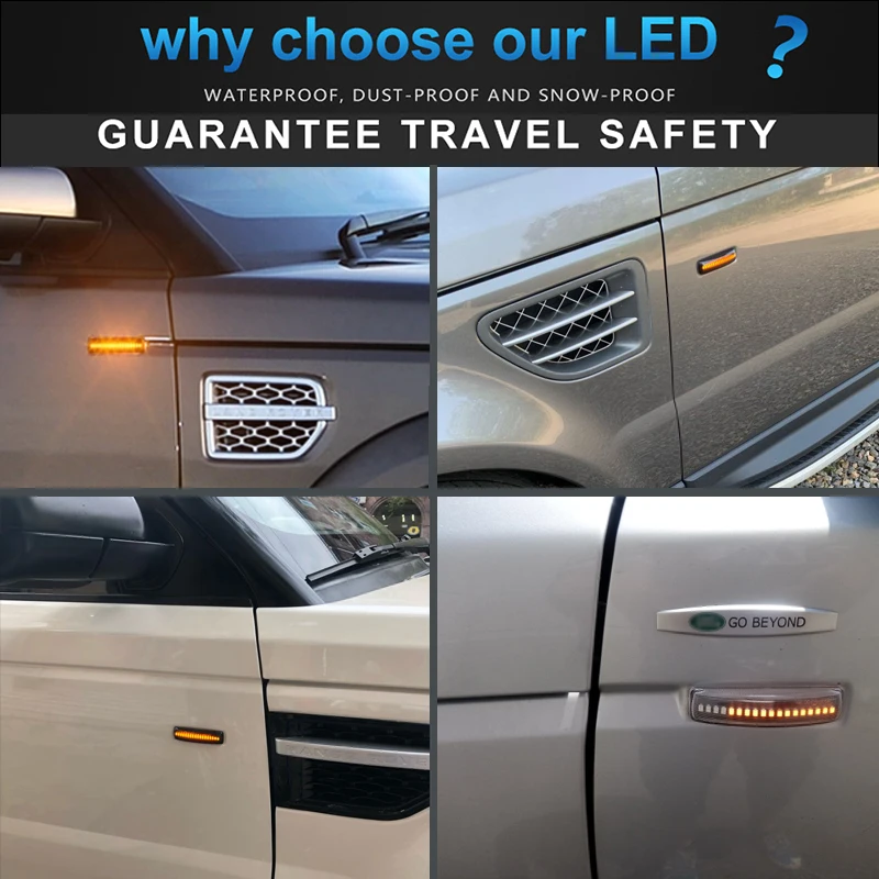 Светодиодный Маркер для Land Rover Discovery 3 и 4 Freeland 2 Range Sport светодиодный динамический