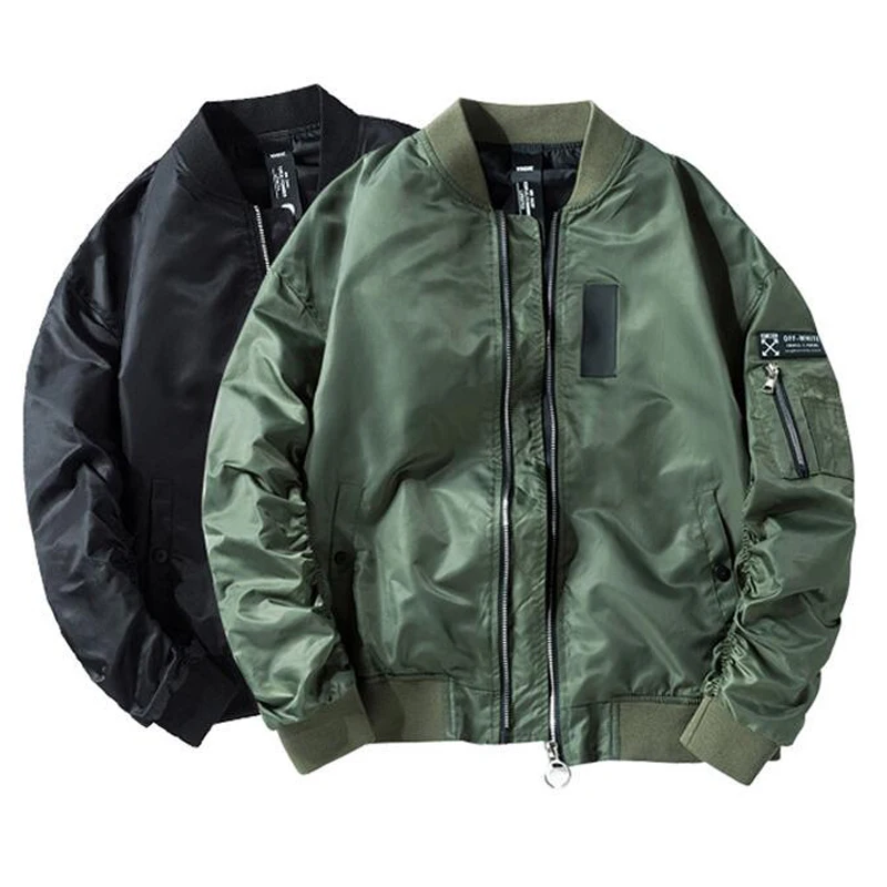 Мужская байкерская куртка однотонная мотоциклетная бомбер весна осень