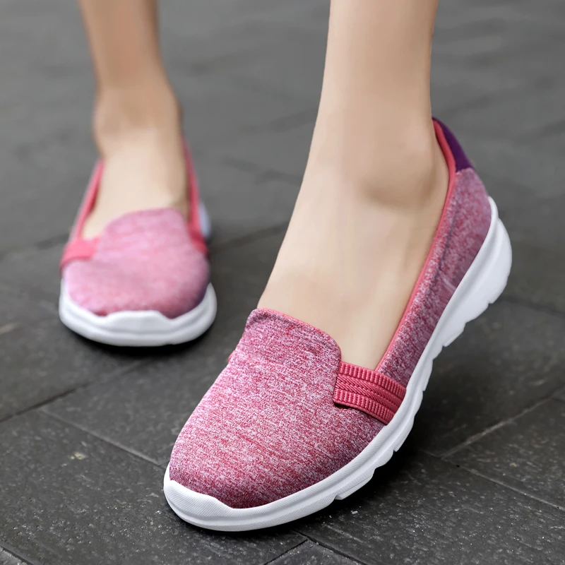 Sports shoes women's casual shoes women's comfortable running shoes women's slippers Ballet Flat Shoes zapatillas mujer