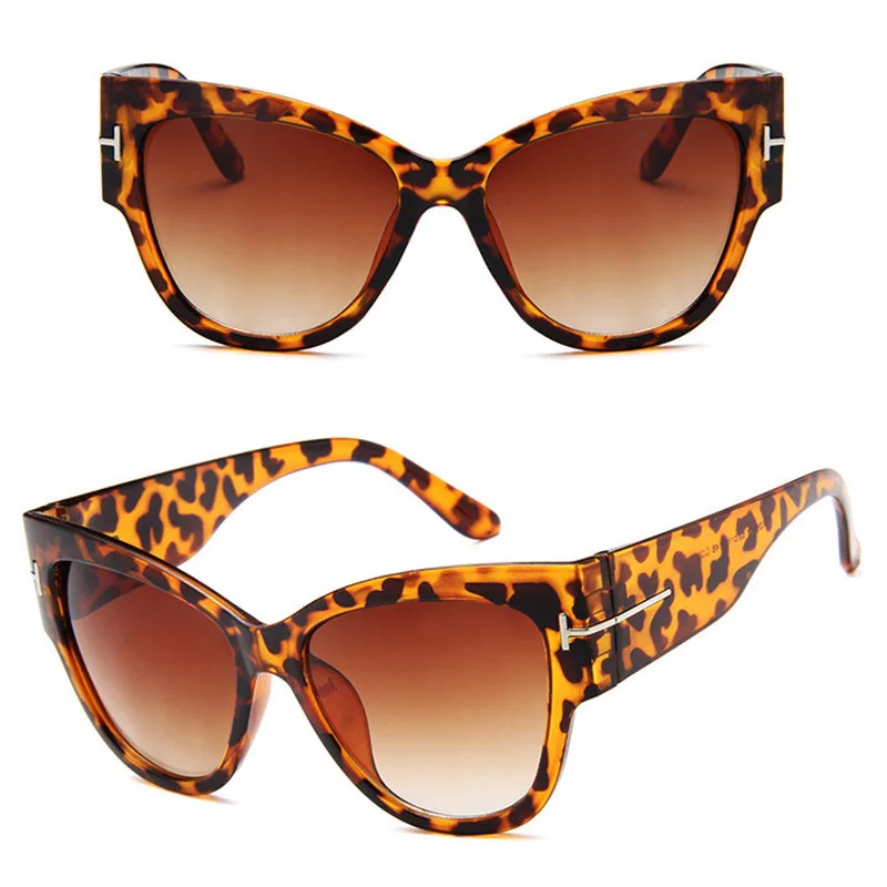 

Big Frame Cat Eye Sunglasses Women Vintage Oversized Gradient Classic Sun Glasses Men Shades Anti-UV400 Sunglass Gafas
