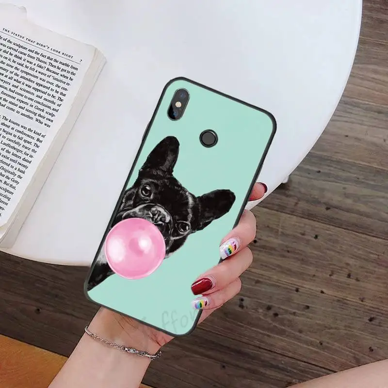 

French bulldog pug Cute dog Phone Case For Xiaomi Redmi note 7 8 9 t k30 max3 9 s 10 pro lite