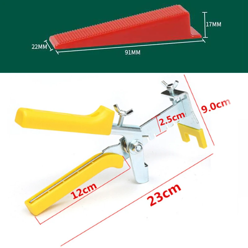 100 шт 1 мм выравнивающие клинья плитки прокладки зажимы напольные инструмент для