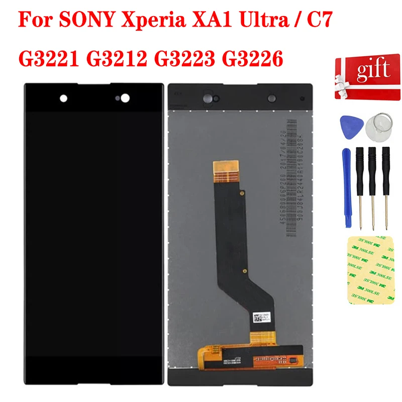 ЖК-дисплей для SONY Xperia XA1 Ultra G3221 G3212 G3223 G3226 сенсорный экран с дигитайзером в сборе