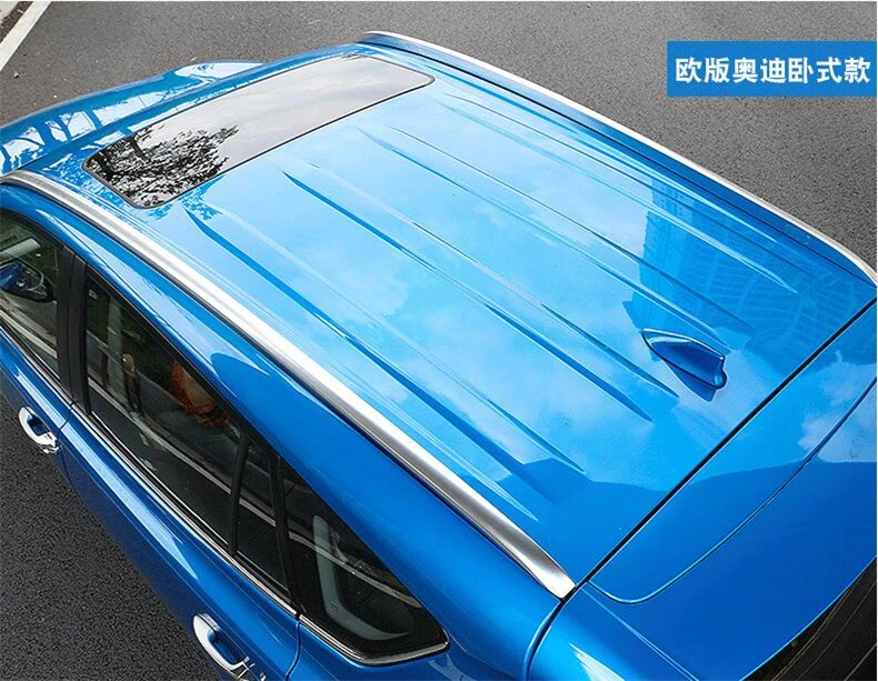 Багажник на крышу для ТОЙОТА RAV4 2013-2018 из алюминиевого сплава рельсы бар багаж