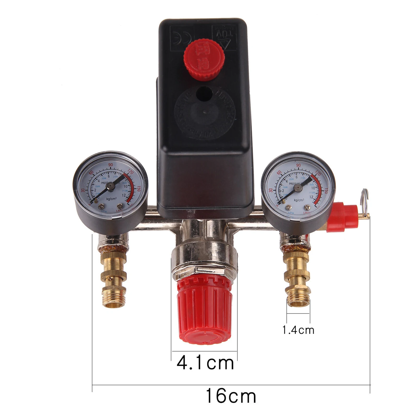 230V Pressure Switch Air Valve Intake Manifold Compressor Control Regulator Gauge Set | Обустройство дома
