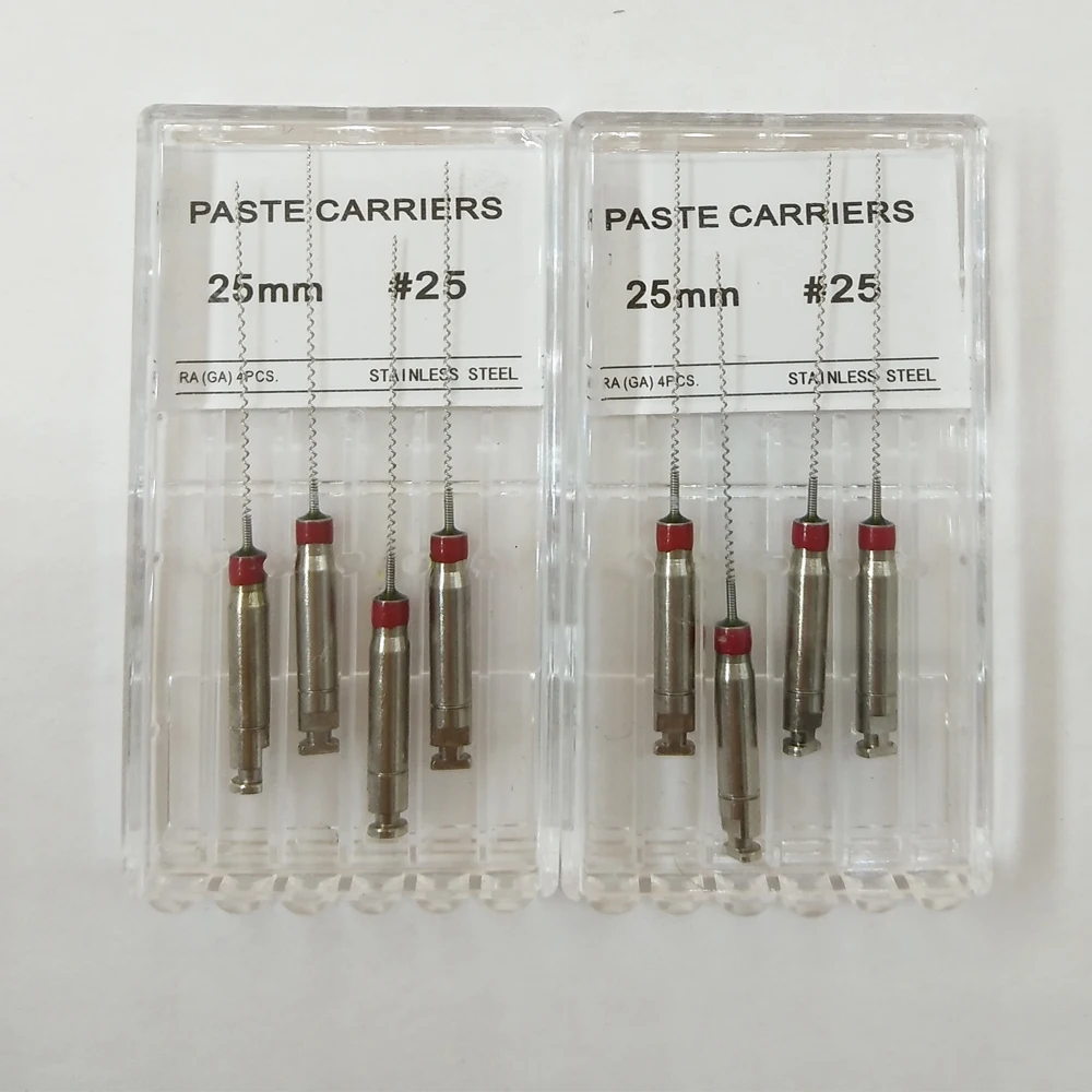 1 коробка стоматологических пастообразных носителей lentulo эндододонтические