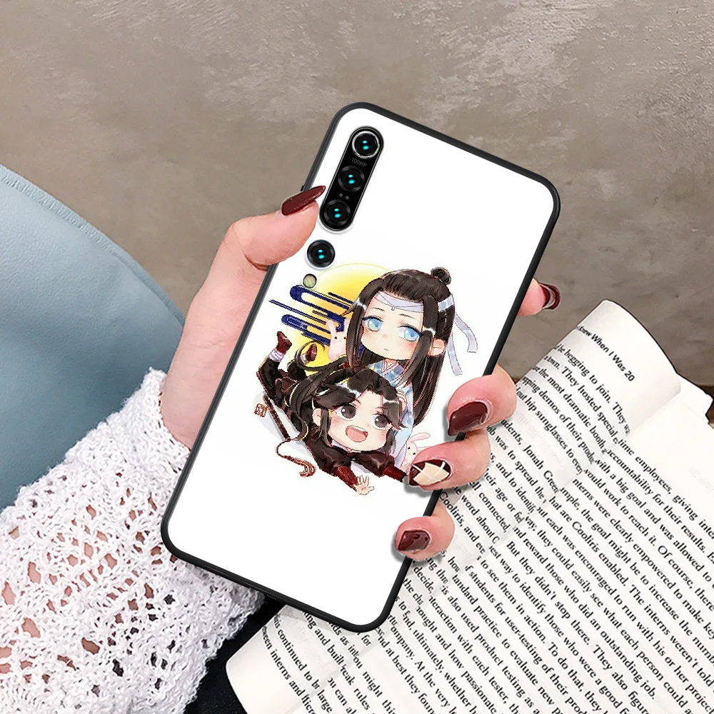 

Mo Dao Zu Shi Phone Case For Xiaomi Mi Note 10 A3 9 MAX 3 A2 8 9 Lite Pro Ultra black Etui Silicone Waterproof Painting Prime