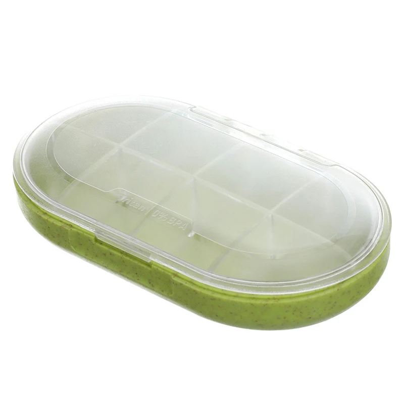 

1PCS Pill Case 8 grid Compartment Travel Pill Box Organizer Medicine Tablet Dispenser Organizer Pill Box Splitters Organizer