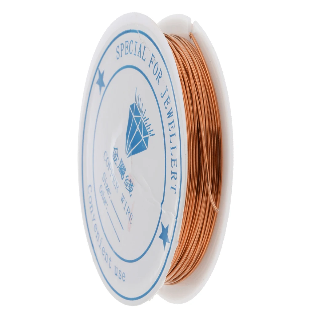 

Plated Copper Round Wire 0.4mm to 5.0mm Jewelry Making Repair Wire Crafting