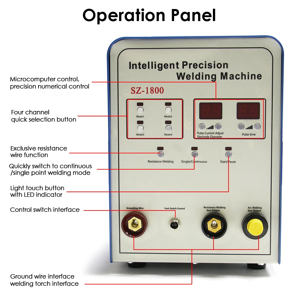 Аппарат холодной сварки электрическая дуговая Сварка пайки SZ 1800