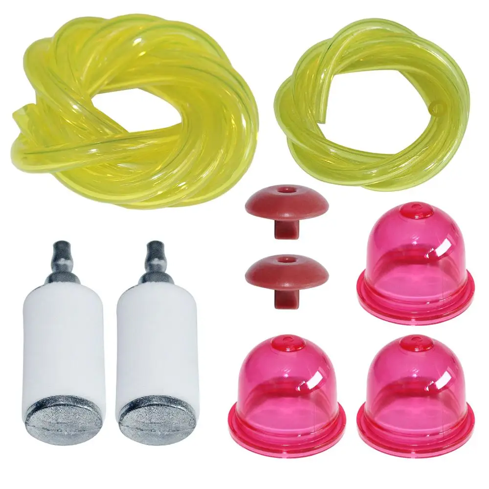 

Fuel Line Filter & Primer Bulb & Check Valve Kit For WEEDEATER Featherlite 530058709 POULAN P1500 P2500 P3500 P4500 Trimmer