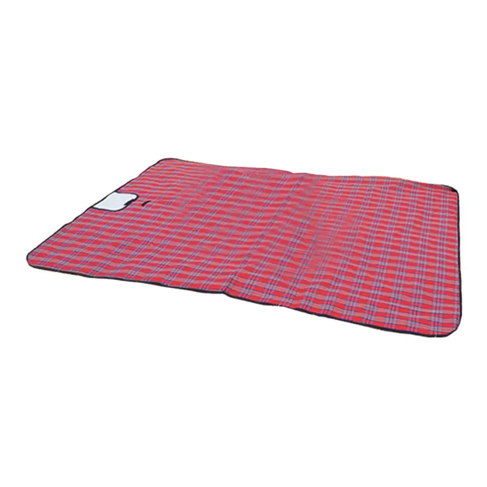 

Plaid Oxford Cloth Moisture-proof Thickening Camping Mat Outdoor Camping Beach Folding Waterproof Outing Mat