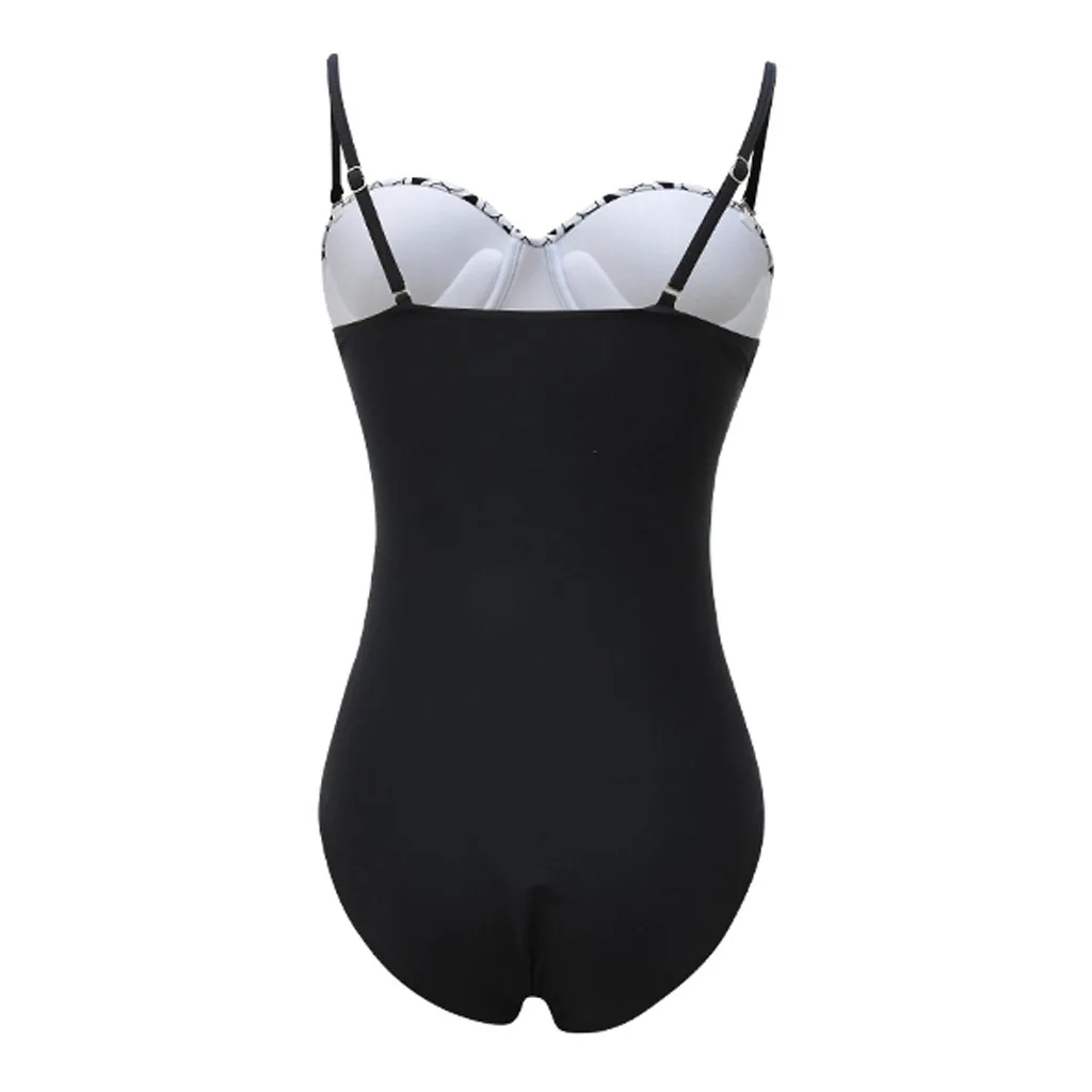 

Sexy One piece Swimsuit Women Plus Size Flower Print Push Up Monokini Swimwear Bathing Suit Female Beach Backless Swimsuits