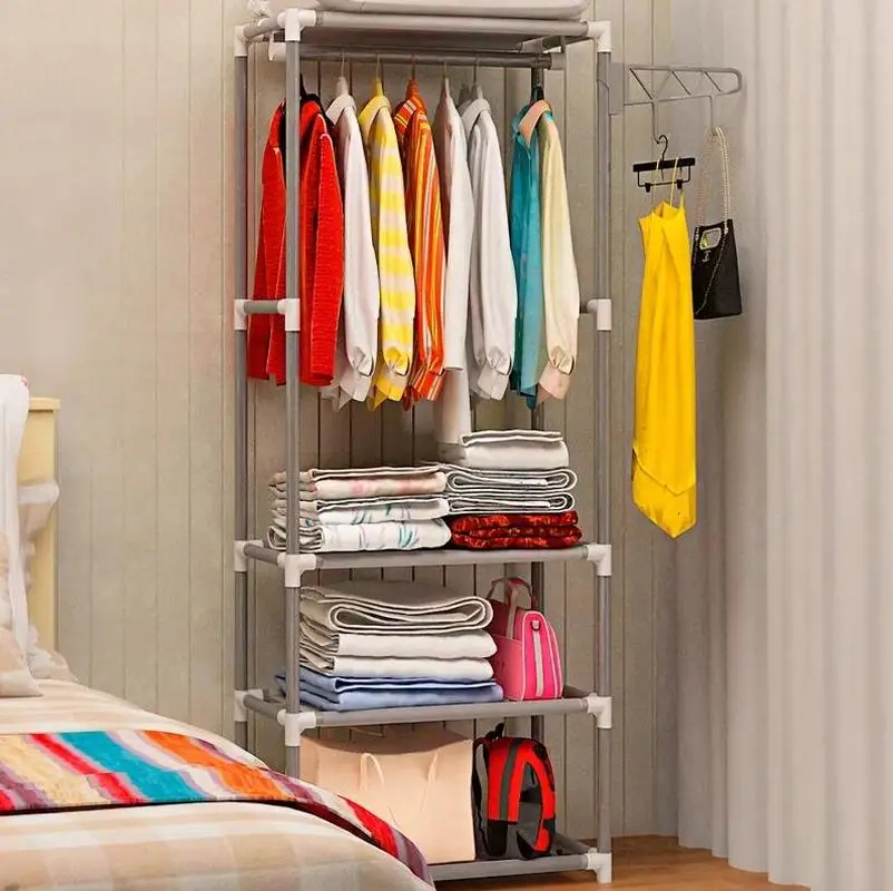 Монтируемая вешалка для гардероба мебель спальни простая металлическая