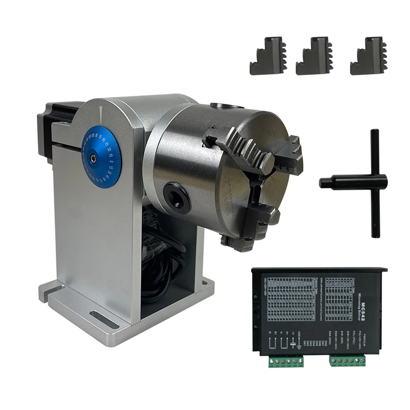 D80 вращающийся с погружением для волоконно-лазерной машины гравировки