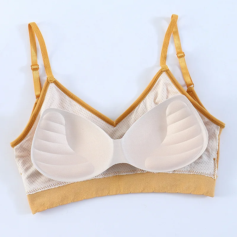 Бесшовные бюстгальтеры нижнее белье для женщин спортивный бюстгальтер с защитой