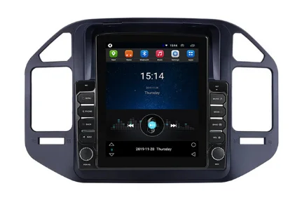 

9.7" octa core tesla style vertical screen Android 10 Car GPS video Multimedia for Mitsubishi Pajero V73 V77 V68 V75 1997-2011