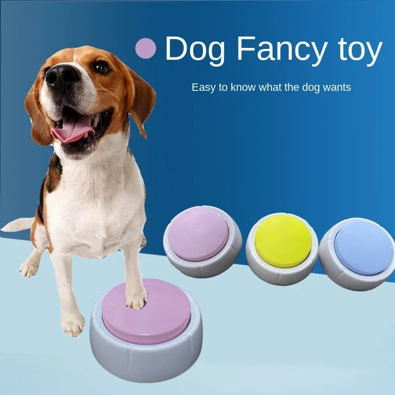 

Pet voice communication button dog eating dialogue trainer cute pet speech communication recording button dog training