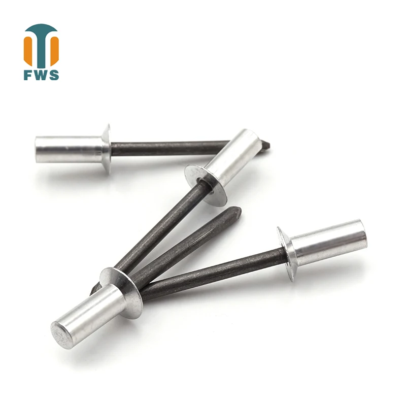 

10PCS M4*(6-23) mm Aluminum steel countersunk head closed type Mandrel Blind Rivet Nail Pop Rivets for Furniture Car Aircraft