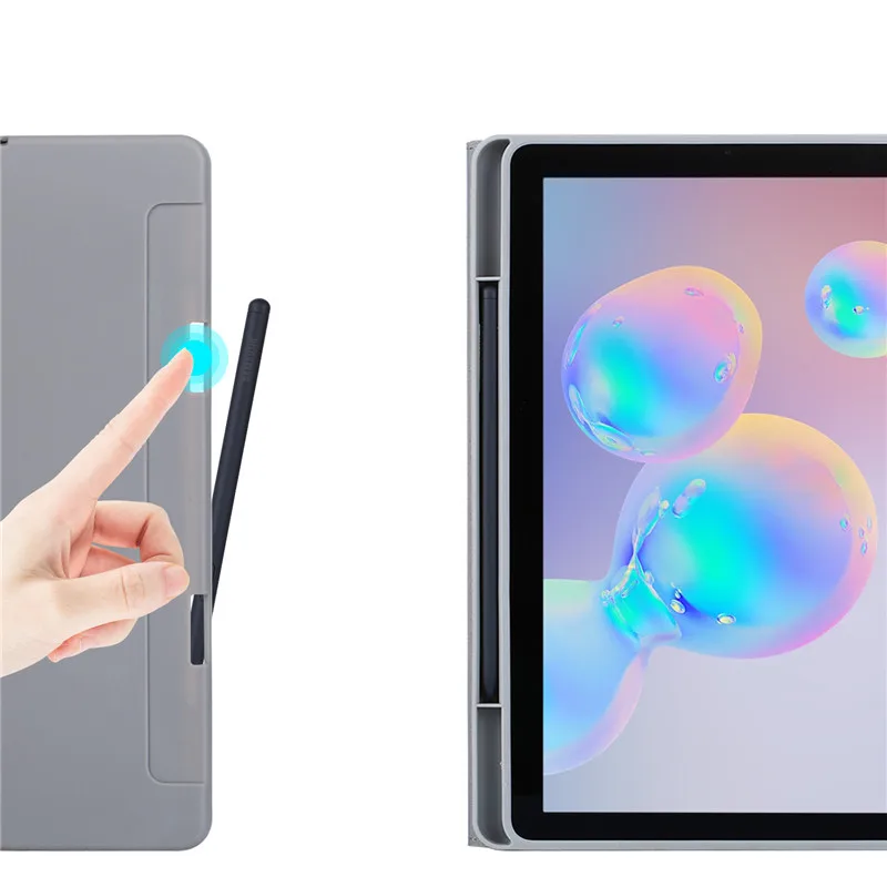 Чехол-подставка для Samsung Galaxy Tab S6 Lite чехол 10 4 дюйма SM P610 P615 мягкий умный из